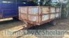 Weeks single axle tipping trailer