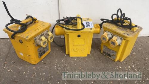 3 no 3kva transformers