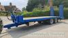 Stewart GX15LL low loader trailer (2017) ADR axles, hydraulic ramps, strap box