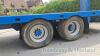 Stewart GX15LL low loader trailer (2017) ADR axles, hydraulic ramps, strap box - 2