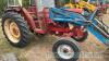 International 574 with loader, 5076 hrs - 5