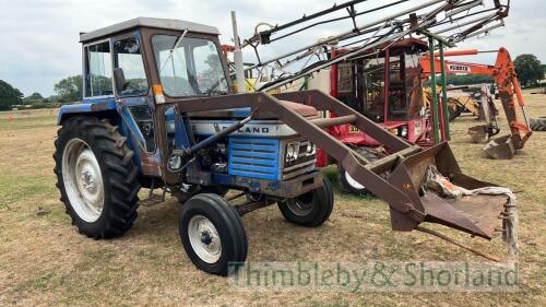 Leyland 272 tractor with loader and draw bar VPK 728S 4432 hrs