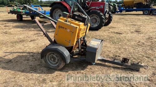 Terex Benford pedestrian roller on trailer