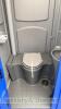 New and unused single cubicle chemical toilet with fresh water flush, valve for self discharging, wash basin, soap dispenser (2022) - 2