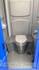 New and unused single cubicle chemical toilet with fresh water flush, valve for self discharging, wash basin, soap dispenser (2022) - 2