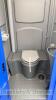 New and unused single cubicle chemical toilet with fresh water flush, valve for self discharging, wash basin, soap dispenser (2022) - 2