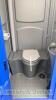 New and unused single cubicle chemical toilet with fresh water flush, valve for self discharging, wash basin, soap dispenser (2022) - 2