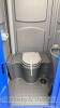 New and unused single cubicle chemical toilet with fresh water flush, valve for self discharging, wash basin, soap dispenser (2022) - 2