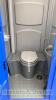 New and unused single cubicle chemical toilet with fresh water flush, valve for self discharging, wash basin, soap dispenser (2022) - 2