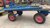 2 no 4 wheeled trollies MA1055058, MA0340672 - 2