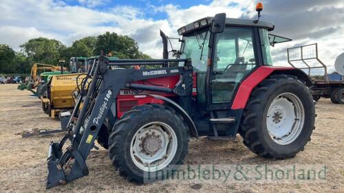 Massey Ferguson 6170 with McDonnell loader R581 ABF, with V5 6748 hrs