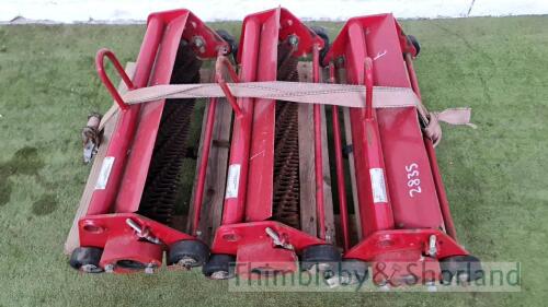 Scarifying attachments for ride on mower