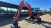 Kubota KX057-4 excavator (2011) Full set of 5 buckets, blade, piped, steel tracks 545 hrs from new - 2