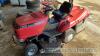 Honda 2218 hydrostatic tractor mower with collector