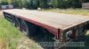 Montecron 45ft tri axle flat bed trailer with dolly - 5