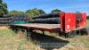 Montecron 45ft tri axle flat bed trailer