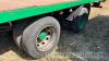 Twin axle 25ft flat bed bale trailer - 3