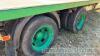 Twin axle 25ft flat bed bale trailer - 5