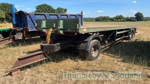 Twin axle 42ft trailer with dolly