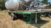 Single axle 24ft flat bed bale trailer - 2