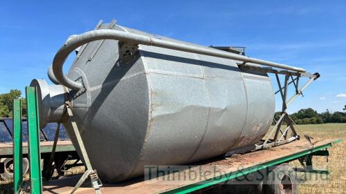 Collinson galvanised feed hopper