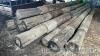 10 no 15ft telegraph poles - 2