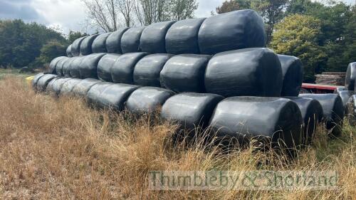 63 bales of round bale silage - 2021 season