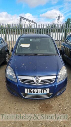 VAUXHALL ZAFIRA EXCLUSIV CDTI EFLX - HG60 HTY.