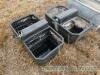 2 plastic water troughs