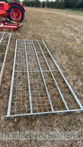 23ft galvanised mesh gate