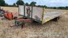 20ft flat bed trailer