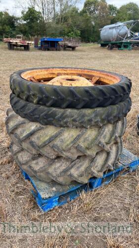 2 sets of row crop wheels - will fit grey Fergie