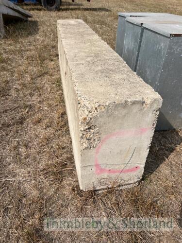 9ft 2.5T concrete barrier