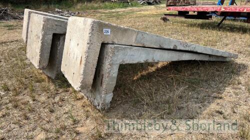 6 concrete silage sides