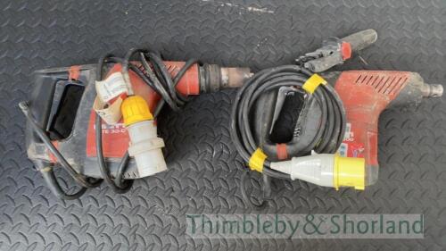 2no Hilti TE30-C breakers