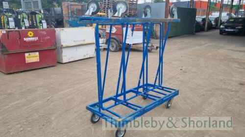 2 sheet material trollies