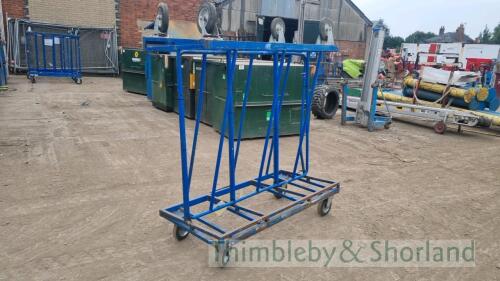 2 sheet material trollies