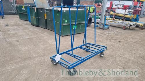 Sheet material trolley