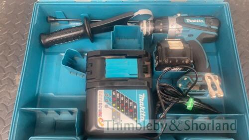 Makita DHP458 cordless drill