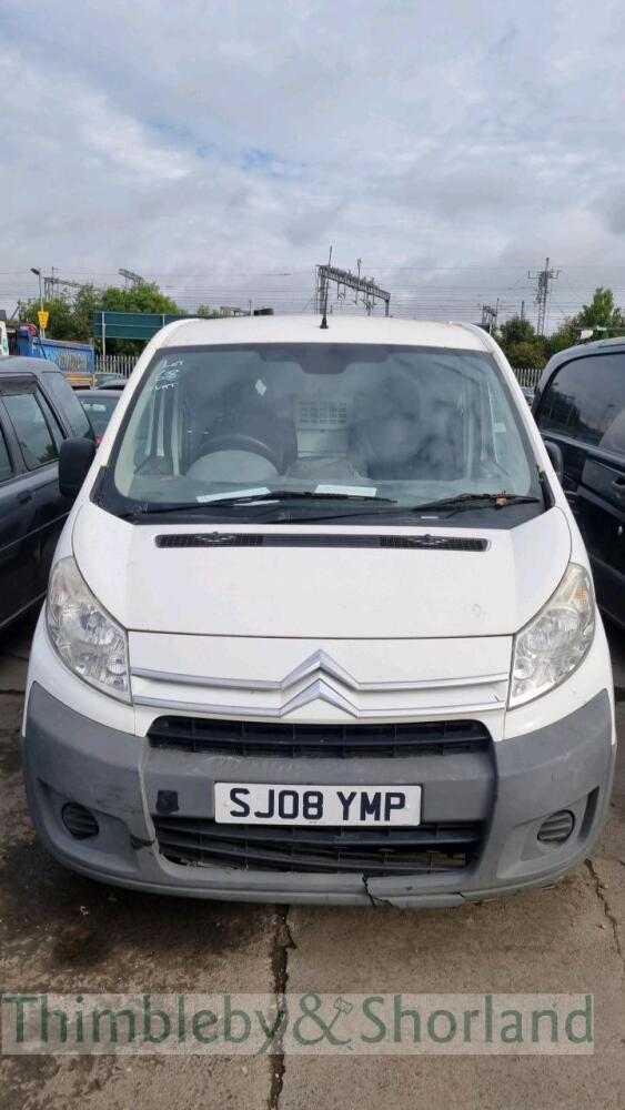 CITROEN DISPATCH 1000 HDI 120 SWB - SJ08 YMP. Seized Vehicles ...