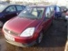 FORD FIESTA LX - GL02 UUZ Date of registration: 15.07.2002 1388cc, petrol, 5 speed manual, red Odometer reading at last MOT: 128,457 miles MOT expiry date: 03.12.2020 No key, V5 available - 2