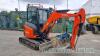 Kubota U27-4 mini digger (2015) 2771 hrs - 8