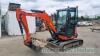 Kubota U27-4 mini digger (2015) 2954 hrs