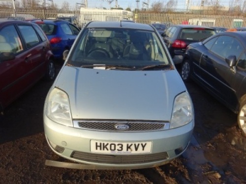 FORD FIESTA GHIA - HK03 KVY Date of registration: 30.04.2003 1388cc, petrol, 5 speed manual, green Odometer reading at last MOT: 89,100 miles MOT expiry date: 15.09.2020 No key, V5 available