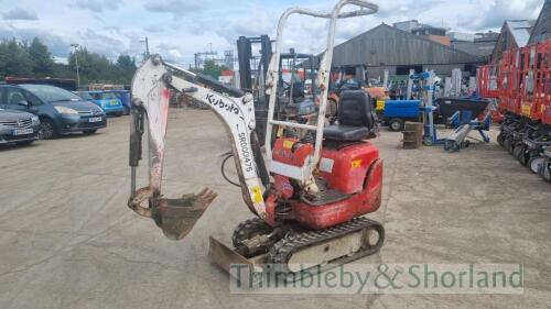 Kubota K008-3 micro digger (2011) SR0001475