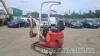 Kubota K008-3 micro digger (2011) SR0001475 - 11