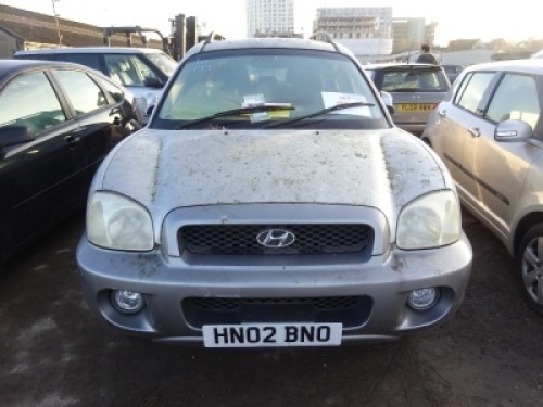 HYUNDAI SANTA FE - HN02 BNO Date of registration: 21.05.2002 2351cc, petrol, 5 speed manual, silver Odometer reading at last MOT: 83,806 miles MOT expiry date: 19.11.2020 No key, V5 available