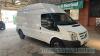 Ford Transit 125 T350 RWD Panel Van (2012) Registration No: PN62 CTZ 2198cc, diesel MOT to 05.05.2023 Mileage at last MOT: 94,005 With V5 registration document - 2