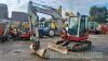 Takeuchi TB260 6T excavator (2014) 4800 hrs