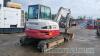 Takeuchi TB260 6T excavator (2014) 4800 hrs - 11